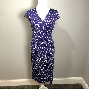 Etcetera separates , faux wrap top-M and skirt-10